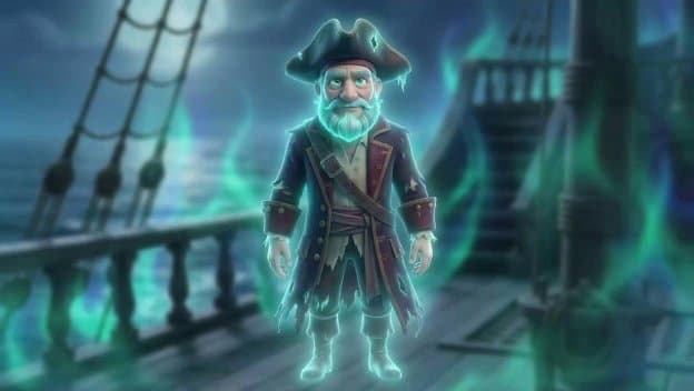 Ghostly Pirate Captain