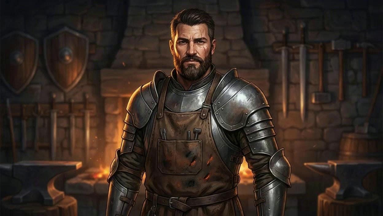 Portrait of Master Armorer & Field Commander
