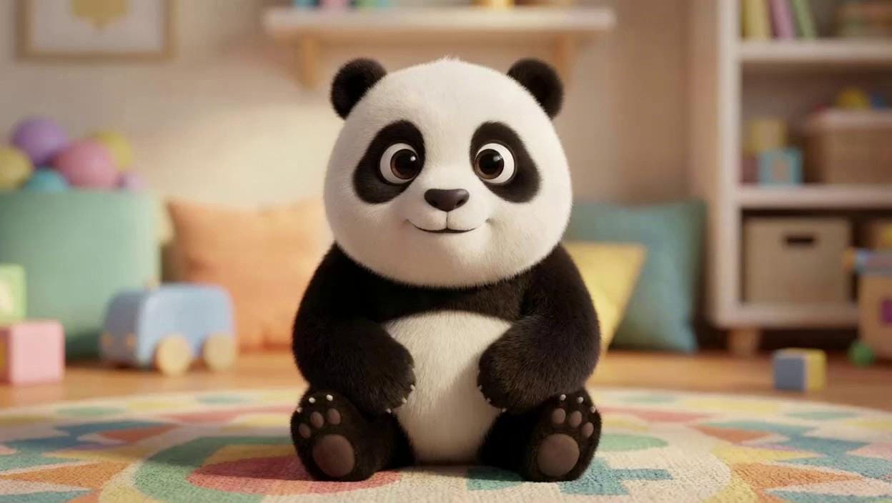 Portrait of Chubby Panda Emotion Translator