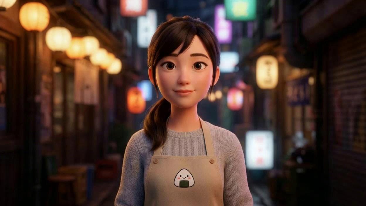 Portrait of Tokyo Street-Food Guide Hana