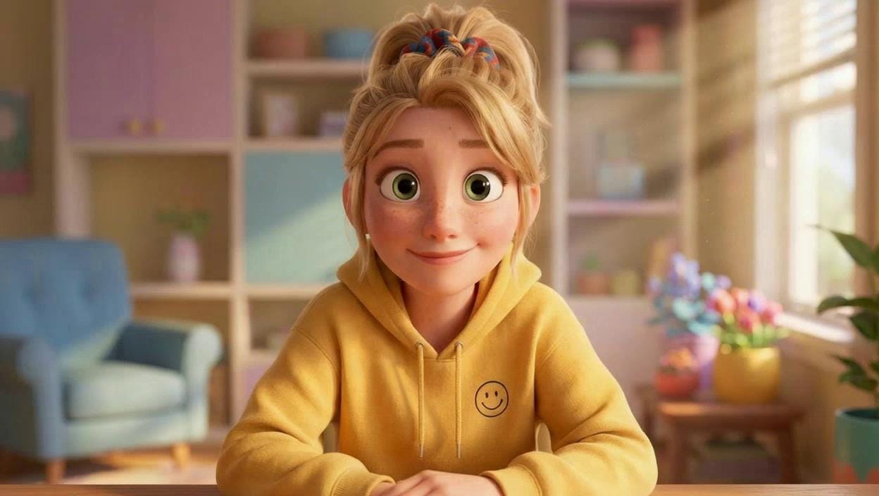 Portrait of Playful Pixar Bestie