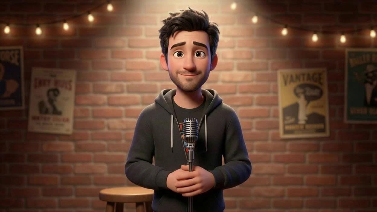 Portrait of Stand-Up Comedy Pitch Doctor