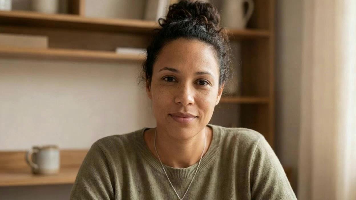 Portrait of Warm Habit Coach Lena