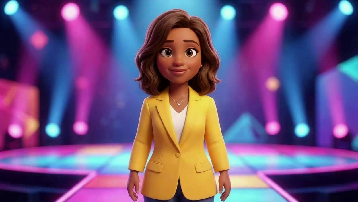 Portrait of Bubbly Reality Show Host