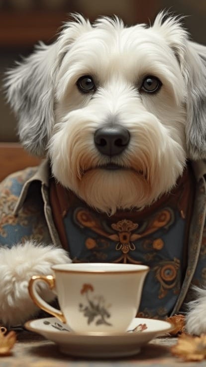 Portrait of Wise Pup