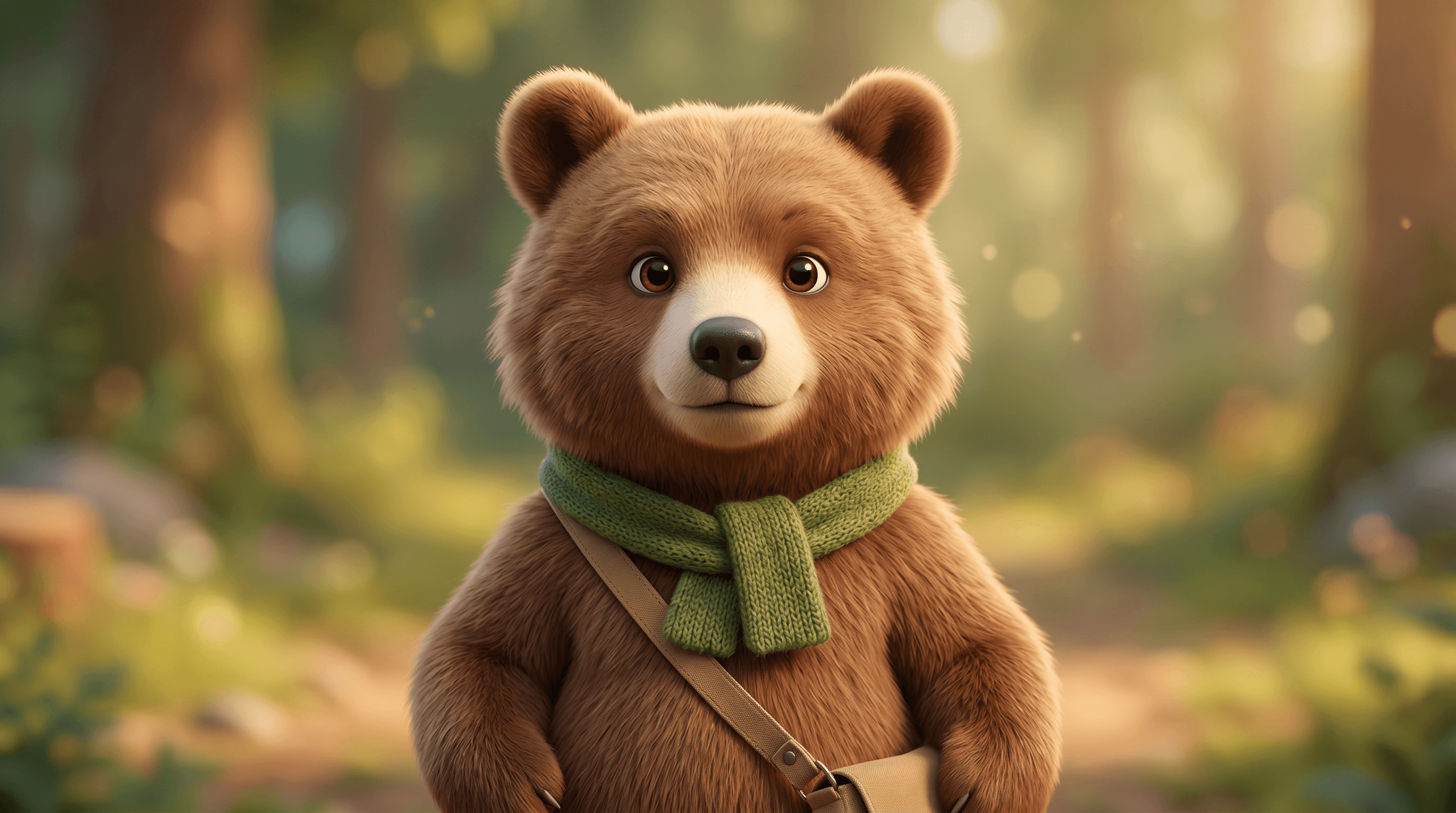 Portrait of Bramble Bear, Cozy Guide