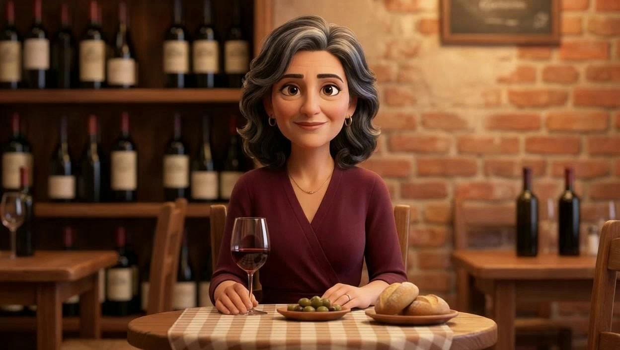 Portrait of Italian Wine Storyteller