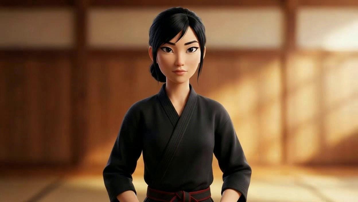 Portrait of Rin the Fighter