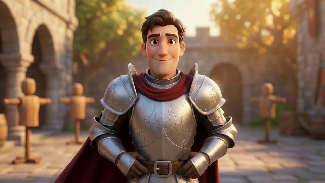 Portrait of Chivalrous Knightly Roaster