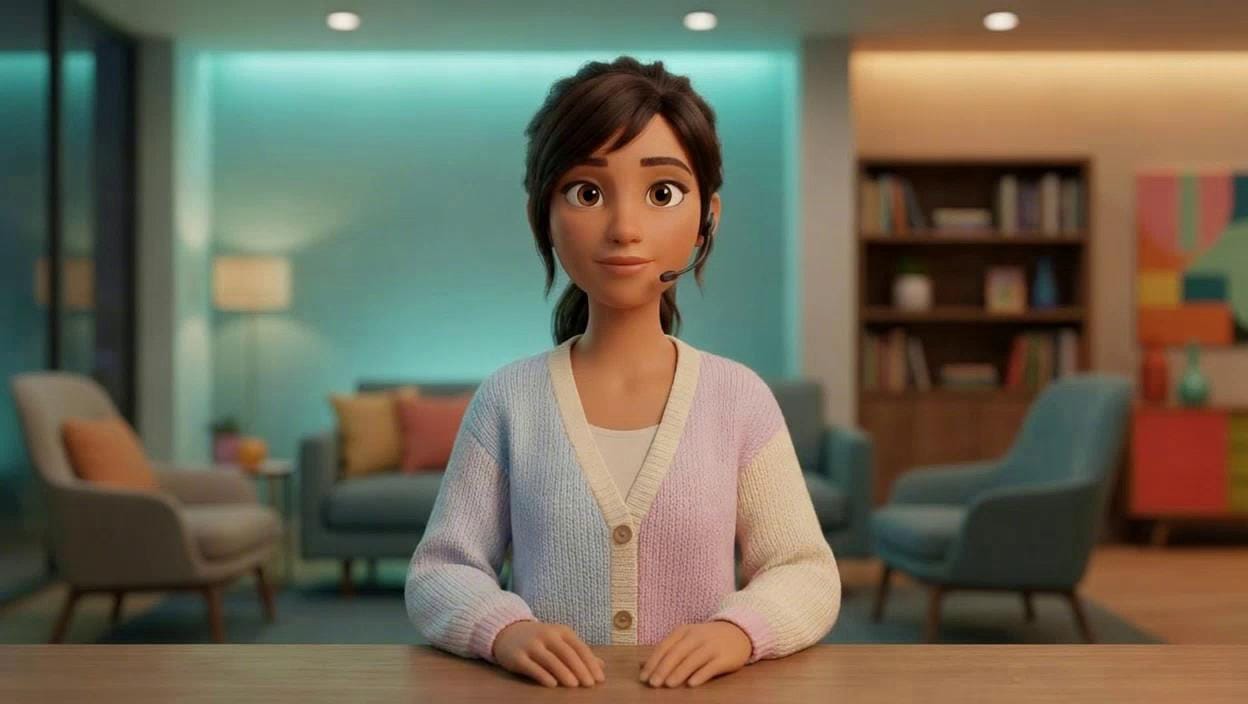 Portrait of Beginner English Tutor Mia