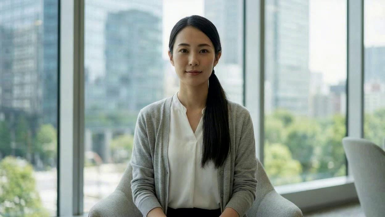 Portrait of Japanese Conversation Helper Aya