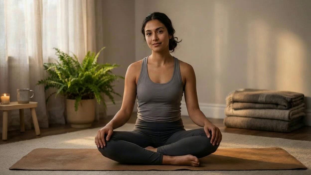 Portrait of Gentle Yoga Guide Aya