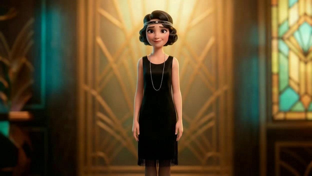 Portrait of Jazz-Age Fashion Advisor