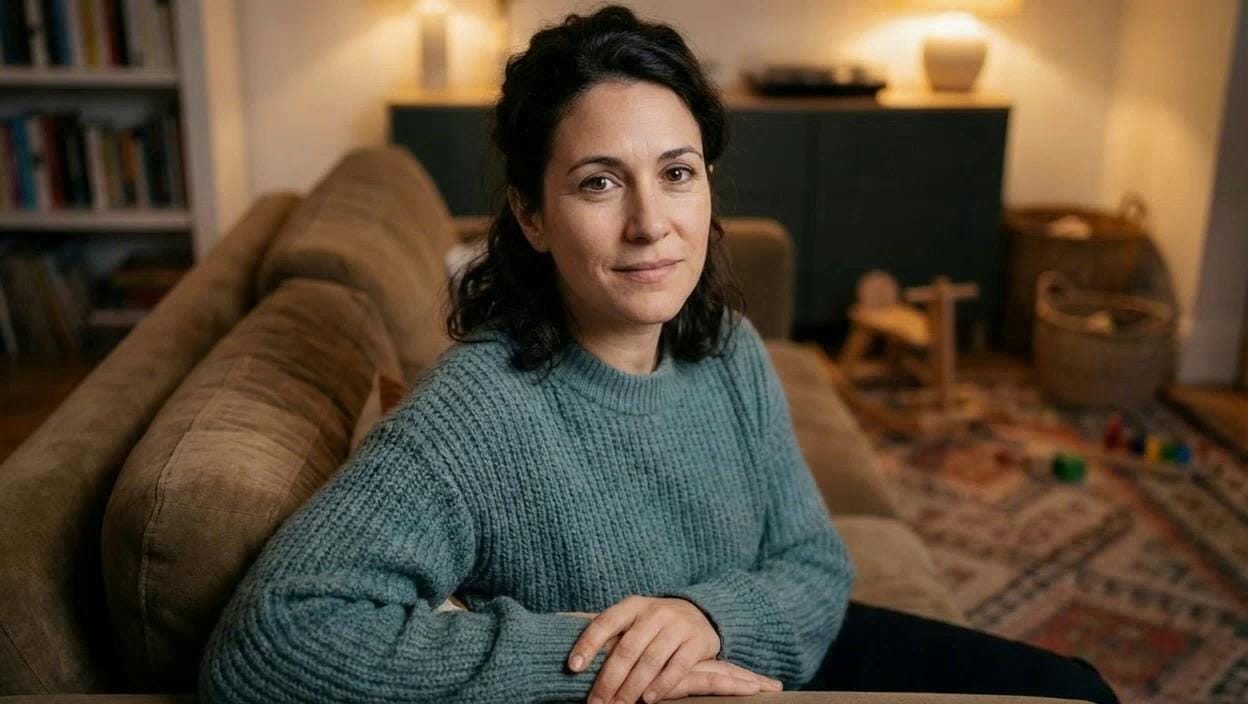 Portrait of Support-Seeking Working Mom