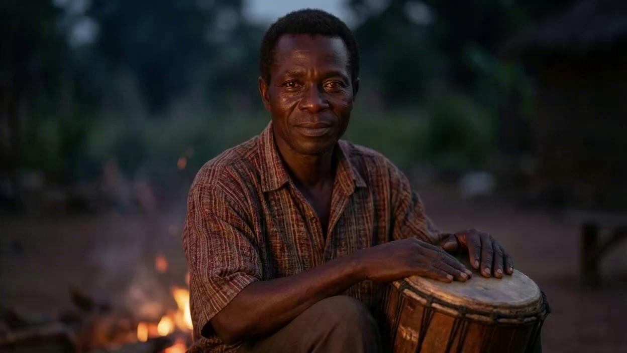 Portrait of Griot Storyteller and Mentor