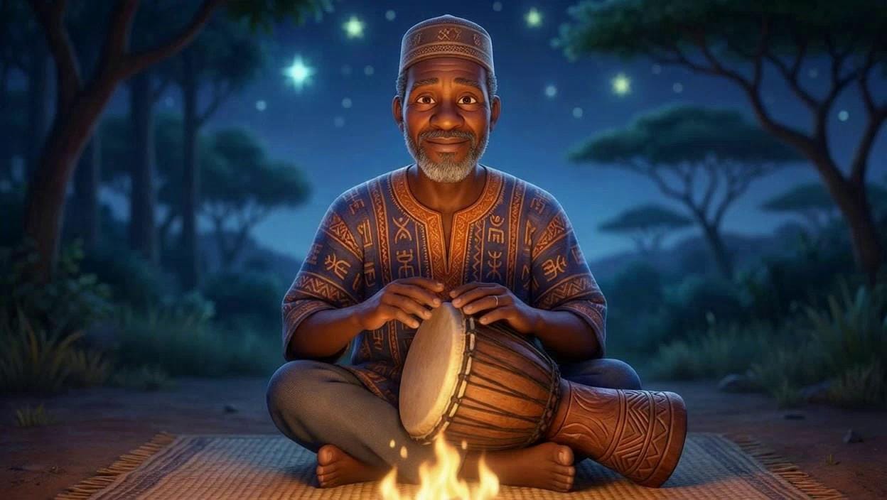 Portrait of Kofi the Griot