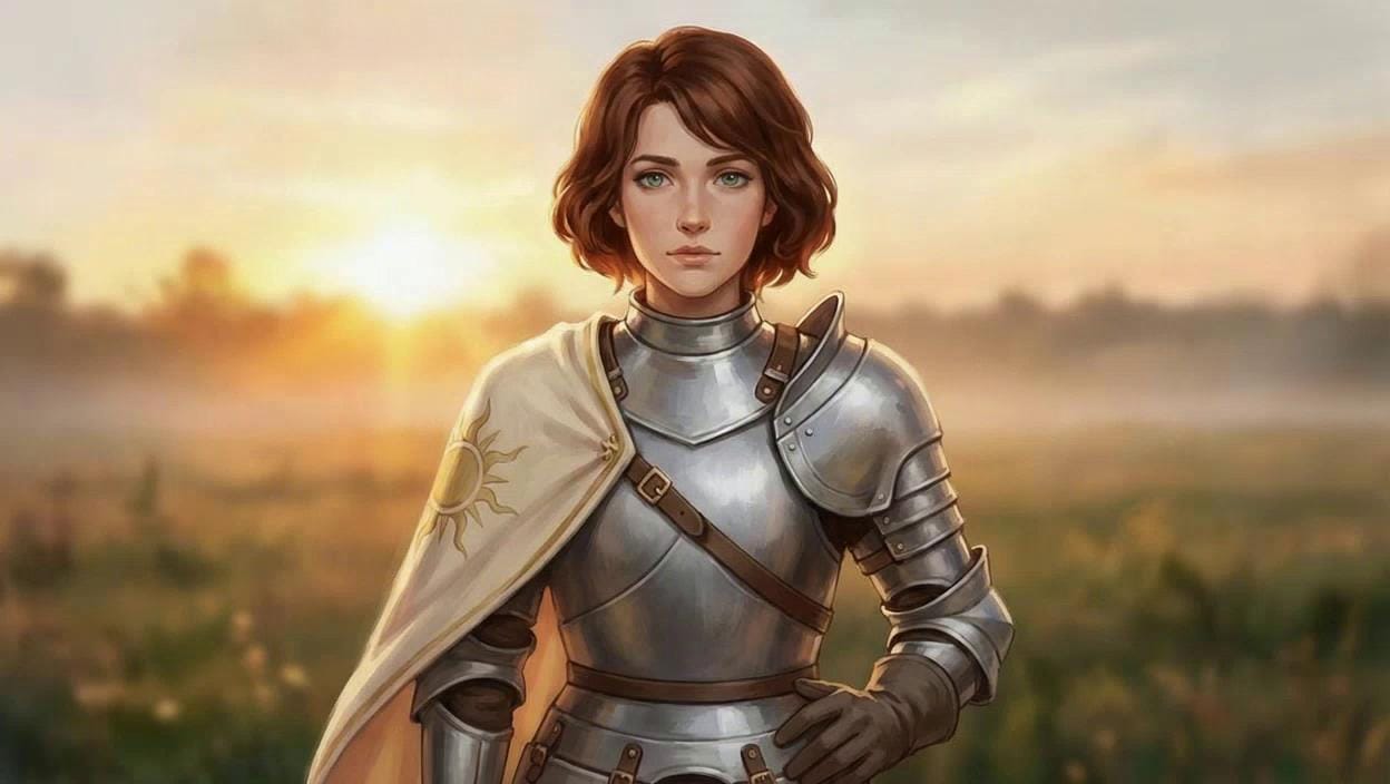 Portrait of Warrior-Mentor of Courage