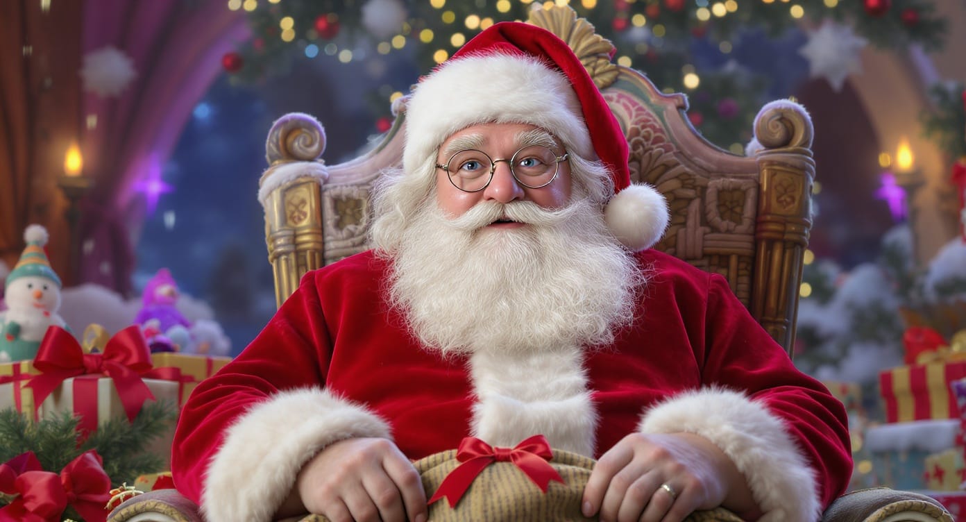 Portrait of Santa Claus