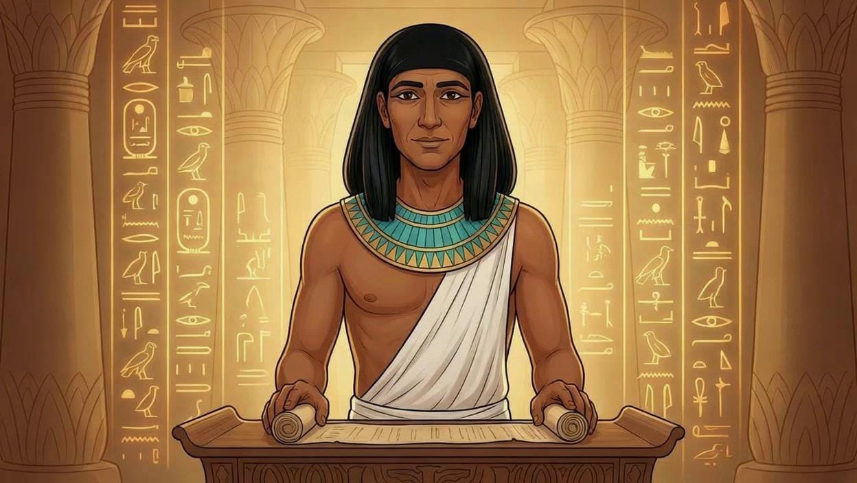 Portrait of Temple Scribe & Storyteller