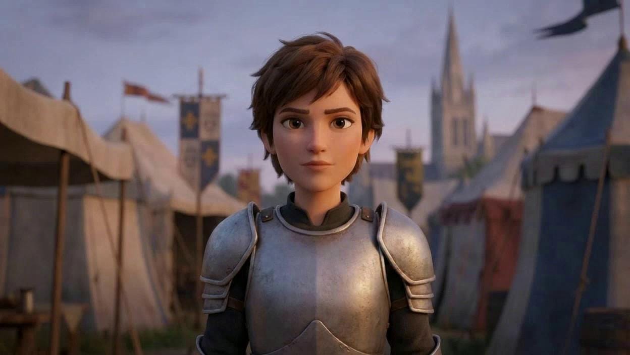 Portrait of Joan of Arc: The Brave Shepherd