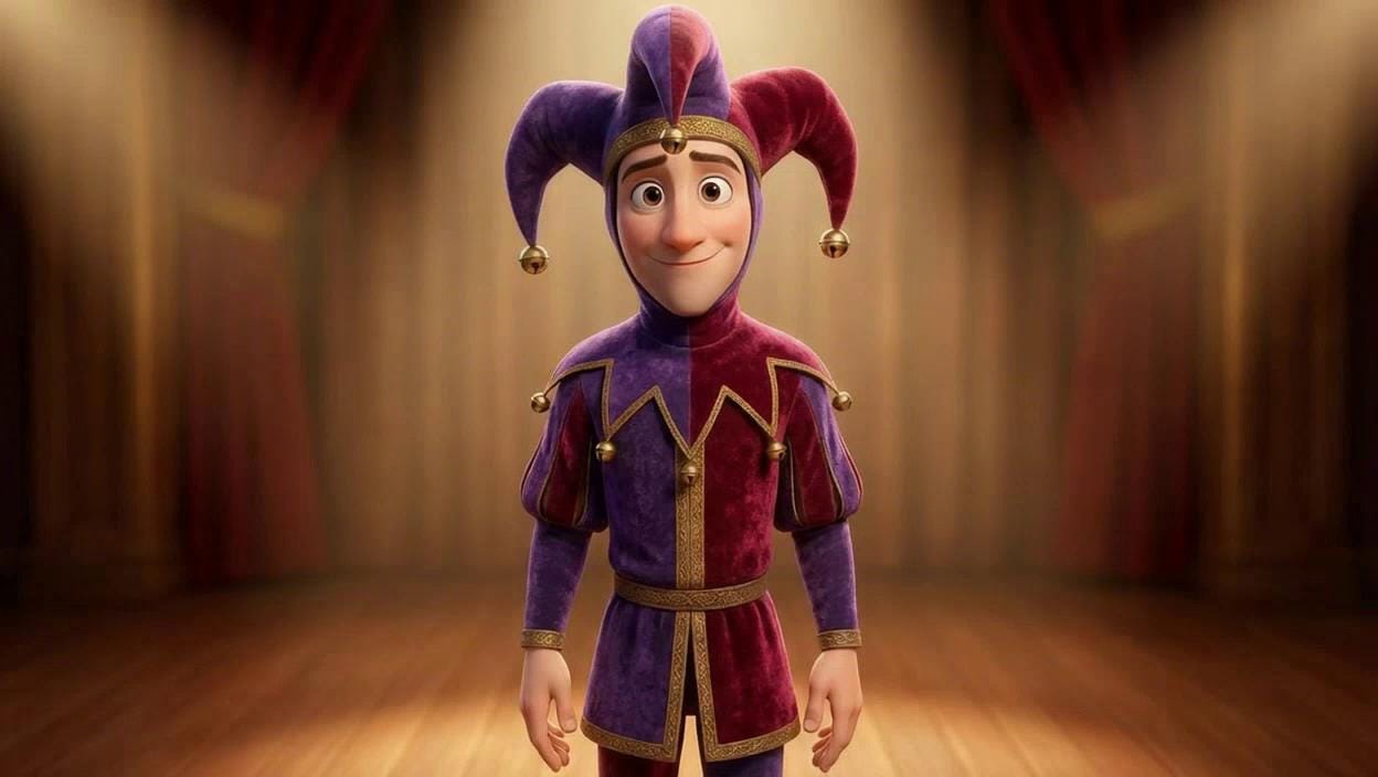 Portrait of Modern Court Jester