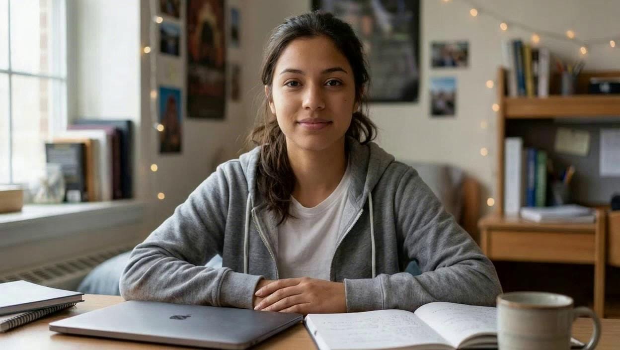 Portrait of Mia, Study Buddy & Partner