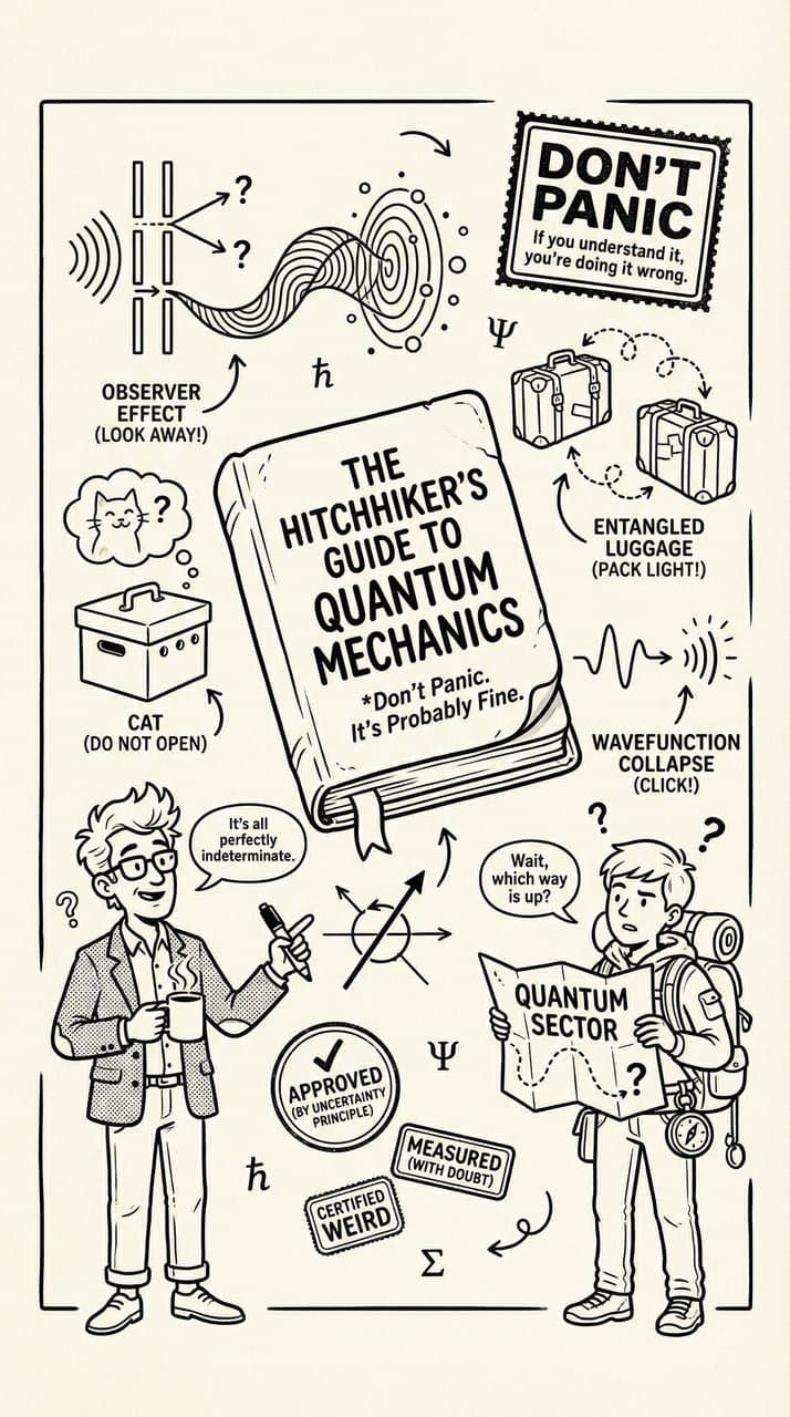 The Hitchhiker’s Guide to Quantum Mechanics